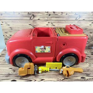 Handy Manny 2 in 1 Transforming Tool Truck Work Bench With Accessories TESTED